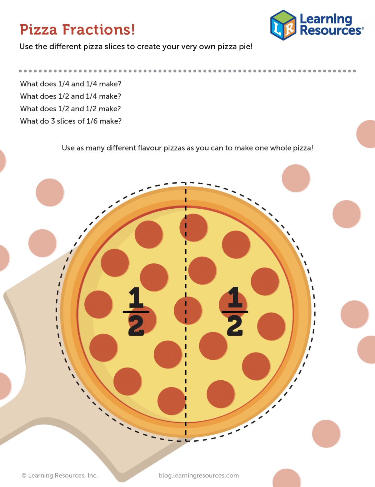 Pizza Fractions Printable School Aids Pizza Fractions Printable School Aids