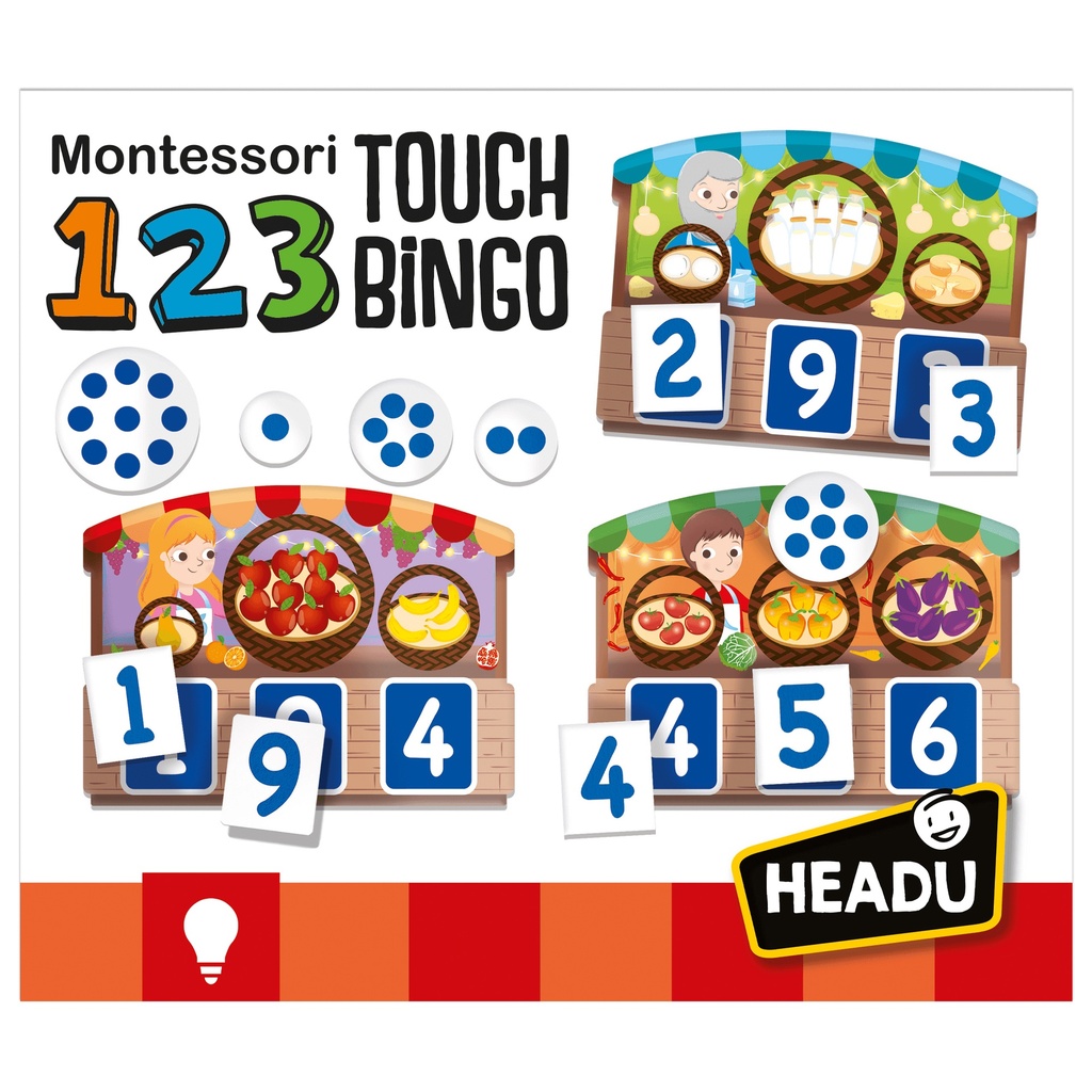 123 Montessori Touch Bingo