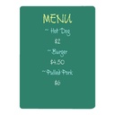9.5" x 12" Green Chalk Boards 6ct_2