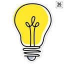 Core Décor 6'" Doodle Lightbulb Designer Cut-Outs_1