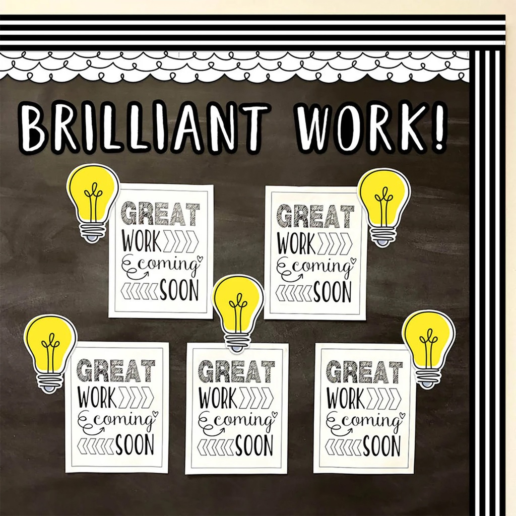 Core Décor 6'" Doodle Lightbulb Designer Cut-Outs_3