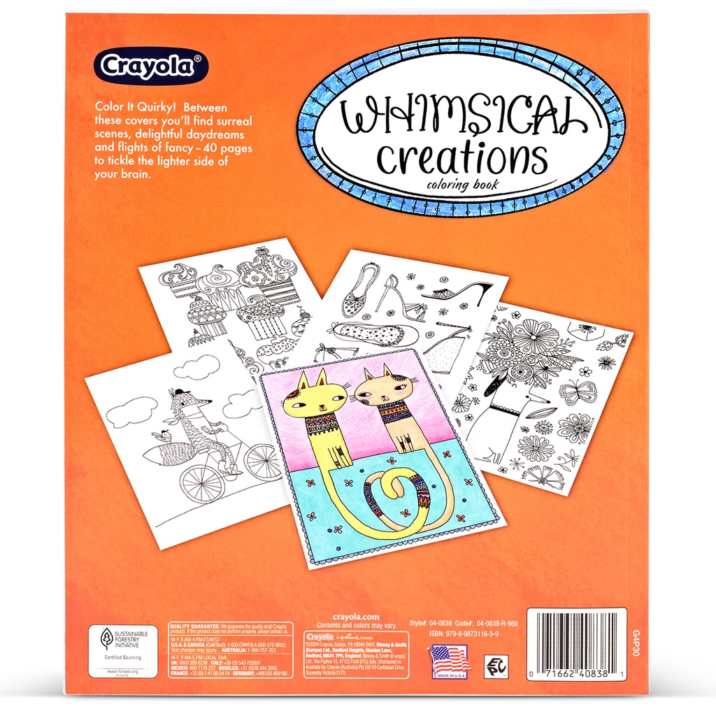 Whimsical Creations Adult Coloring Book_1