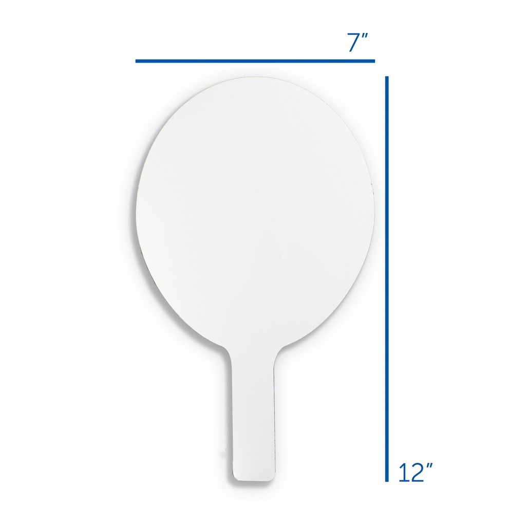 7" x 12" Oval Dry Erase Answer Paddles 6ct_3