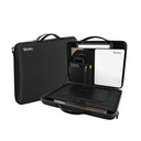 Office Everywhere Black Portable Briefcase Workstation_3