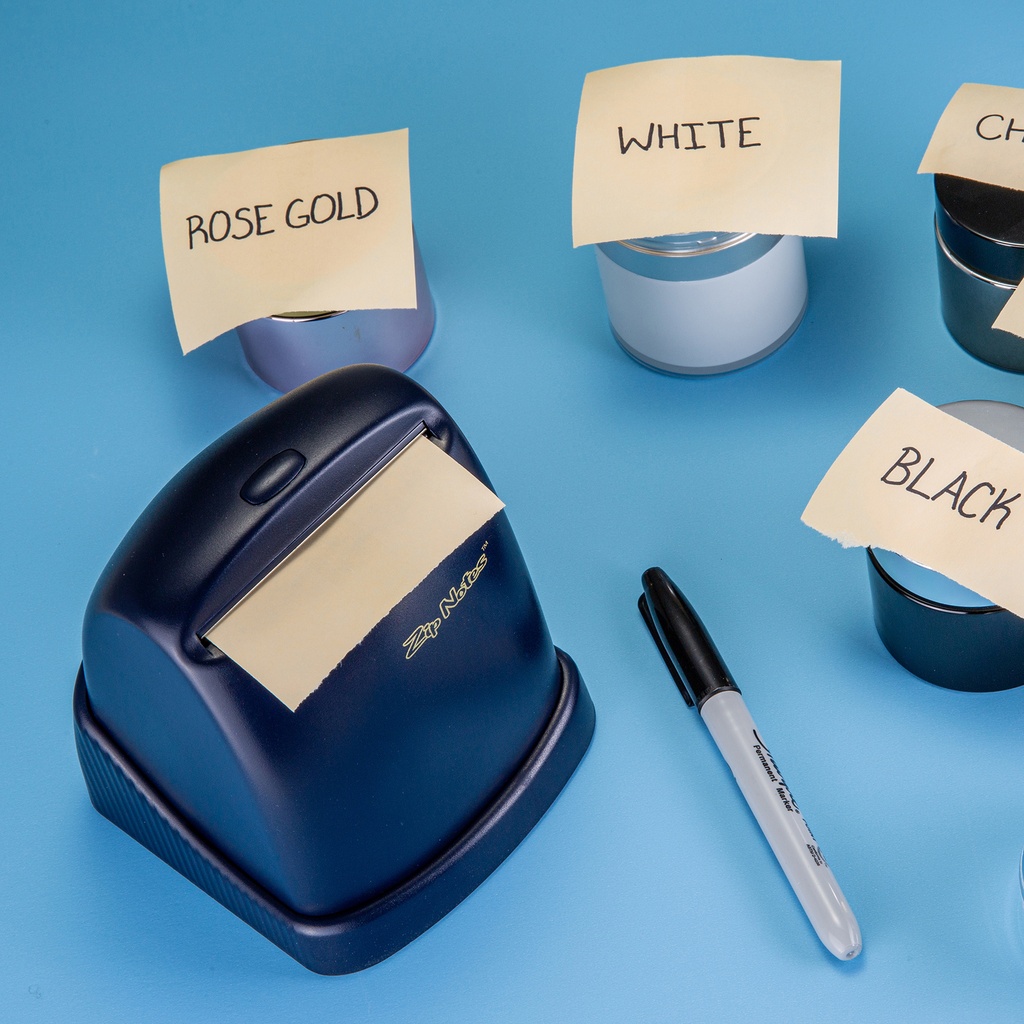 Zip Notes Blue Battery-Operated Executive Dispenser_5