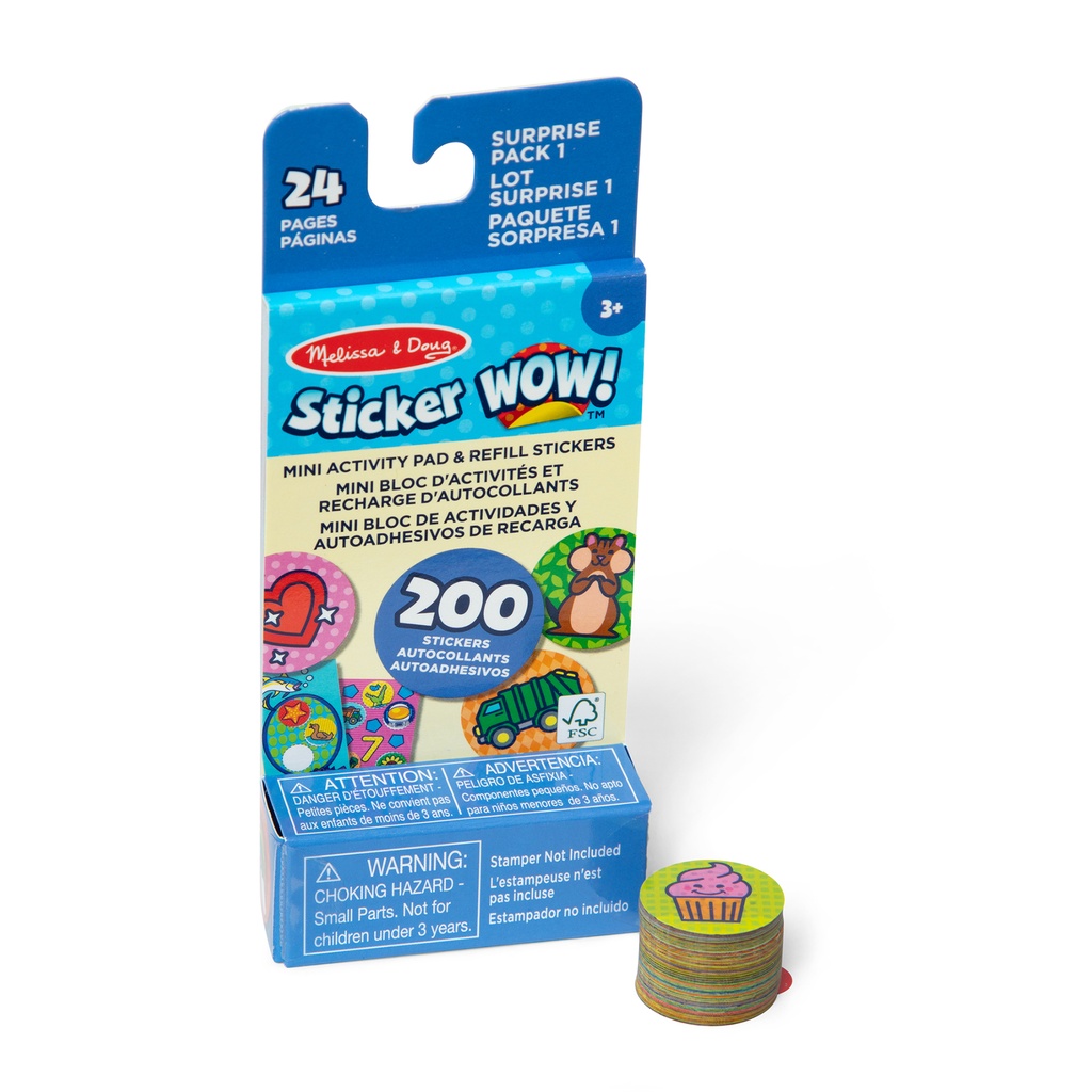 Sticker WOW! Surprise Pack 1 Mini Activity Pad with Refill Stickers_1