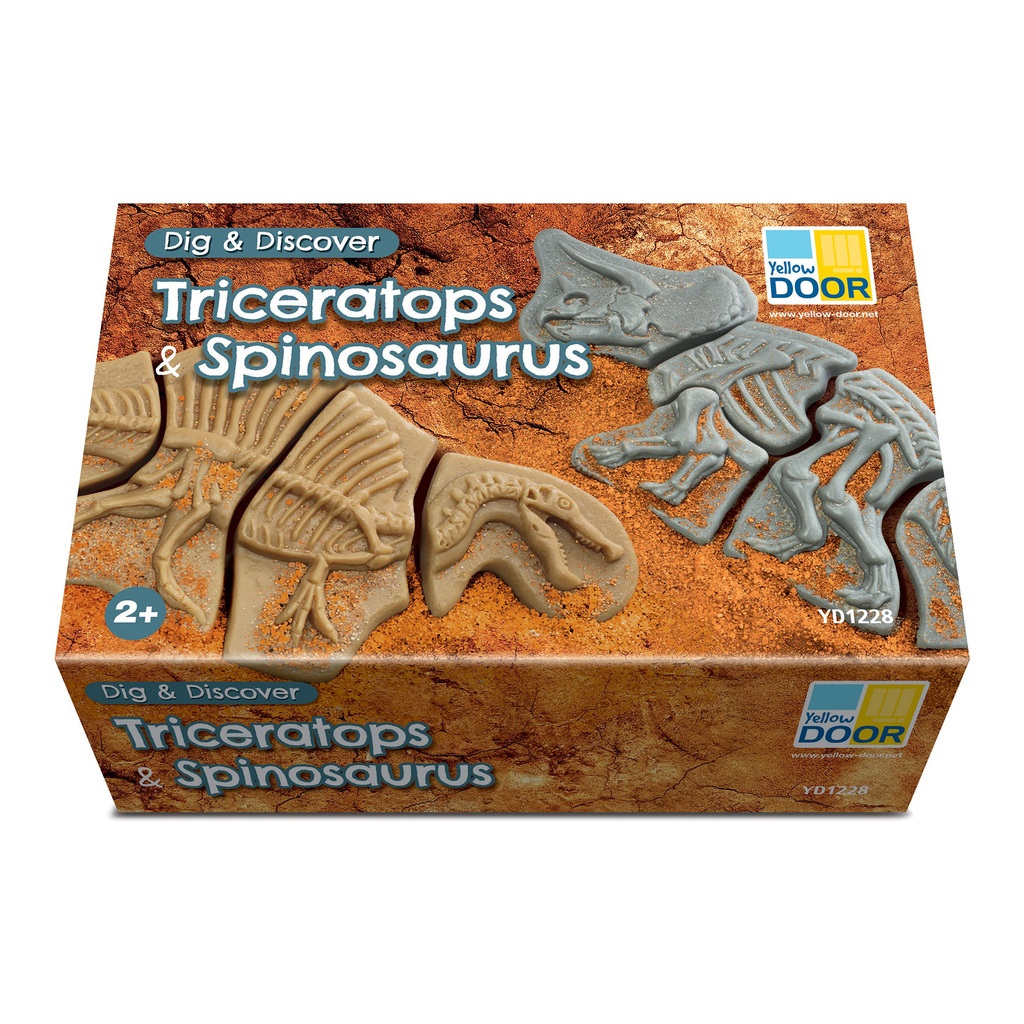 Triceratops & Spinosaurus Dig and Discover_1