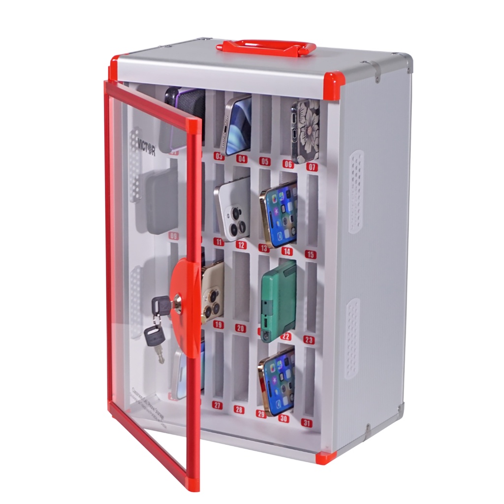 Classroom 32 Slot Cell Phone Lockable Locker.1