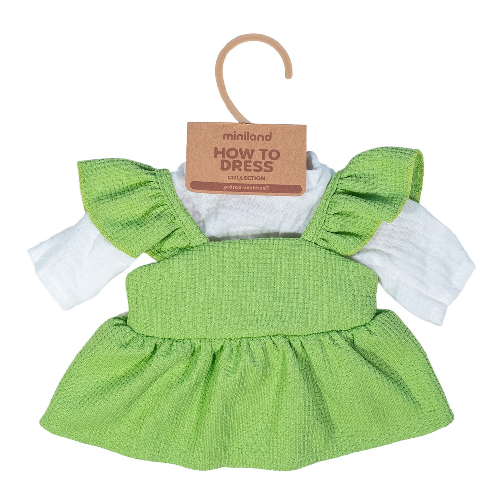 Cold Weather Dress & T-Shirt 15" Doll Clothing Set