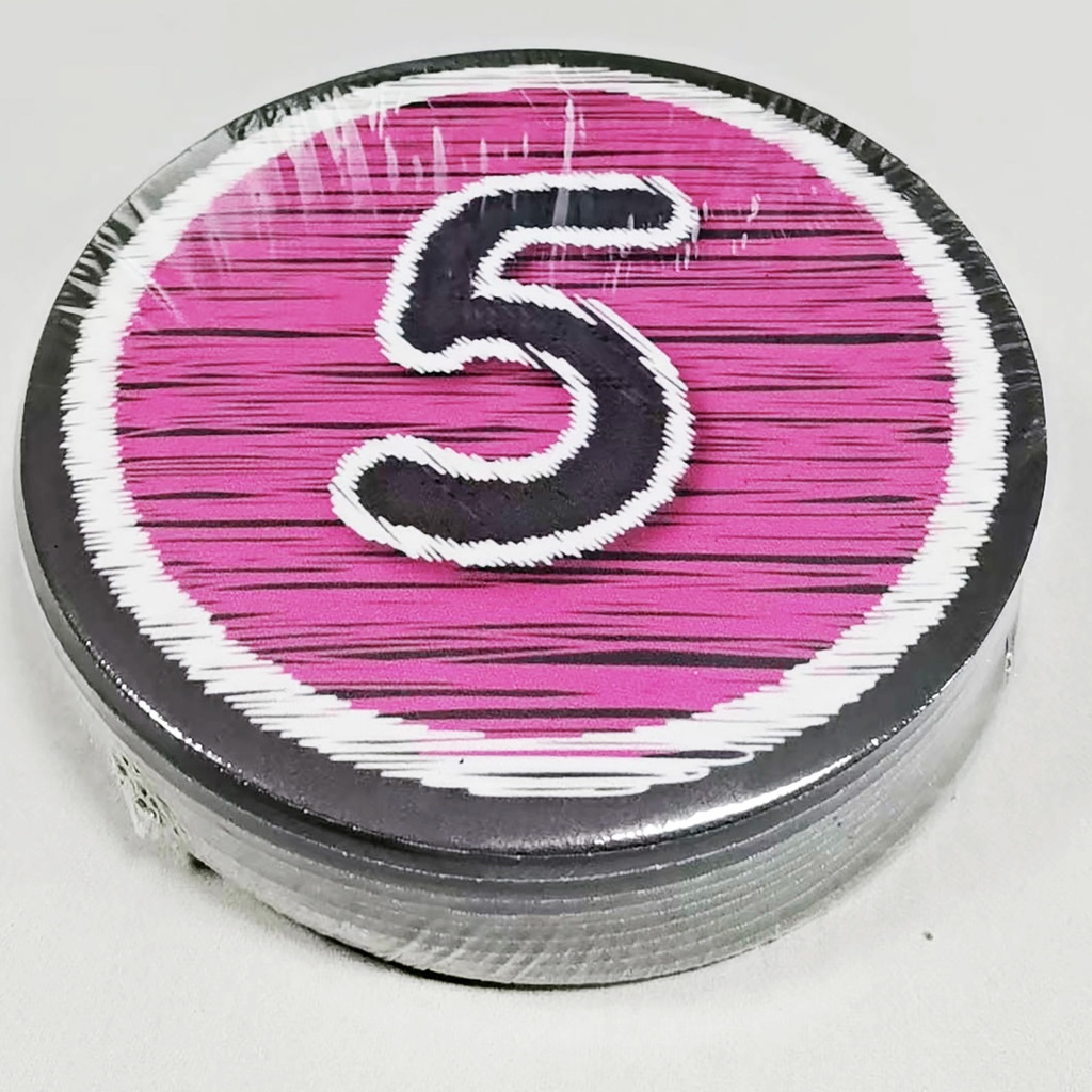 6" Numbers 1-10 Chalk Look Sensory Spots 10pc Set