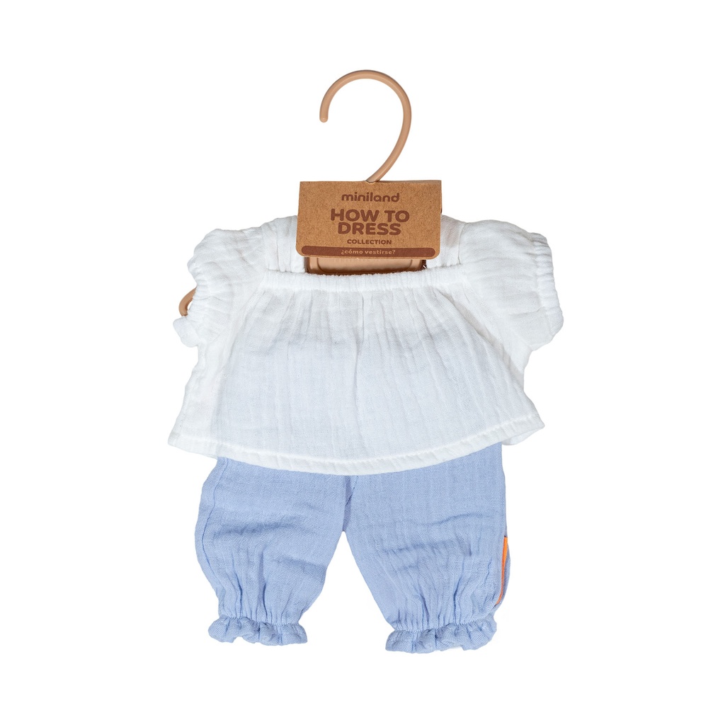 Warm Weather Blouse & Pants 15" Doll Clothing Set