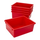 Red Deep Storage Tray