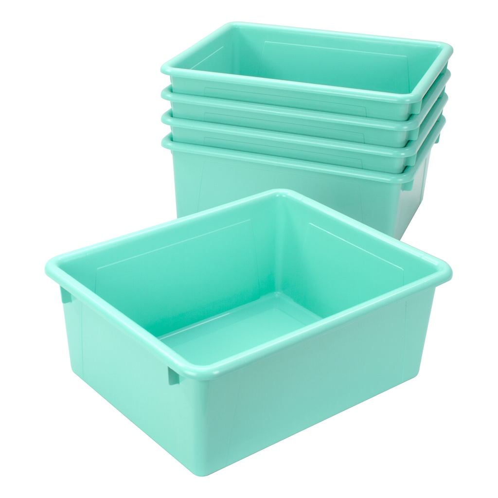 Teal Deep Storage Tray