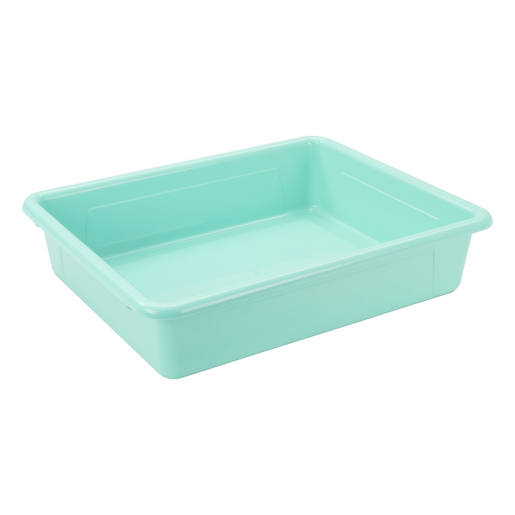 Teal Storage Tray with Lid