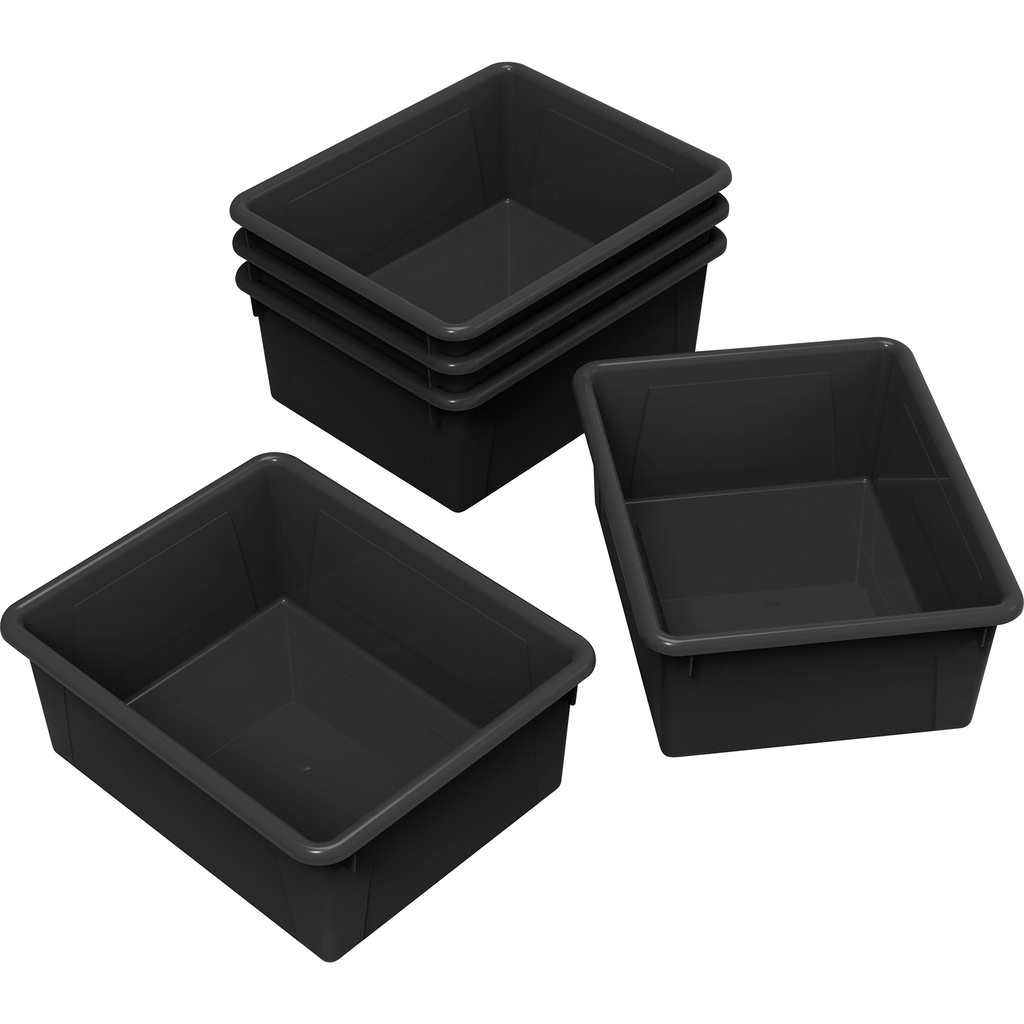 Black Deep Storage Tray