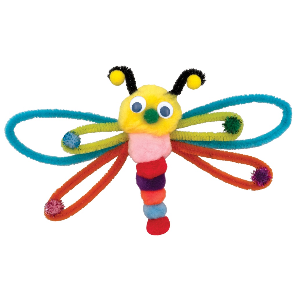 Craft Pack with Stems, Poms, & Wiggle Eyes.2