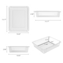 Clear Flat Storage Tray with Lid.2