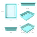 Teal Storage Tray with Lid.2