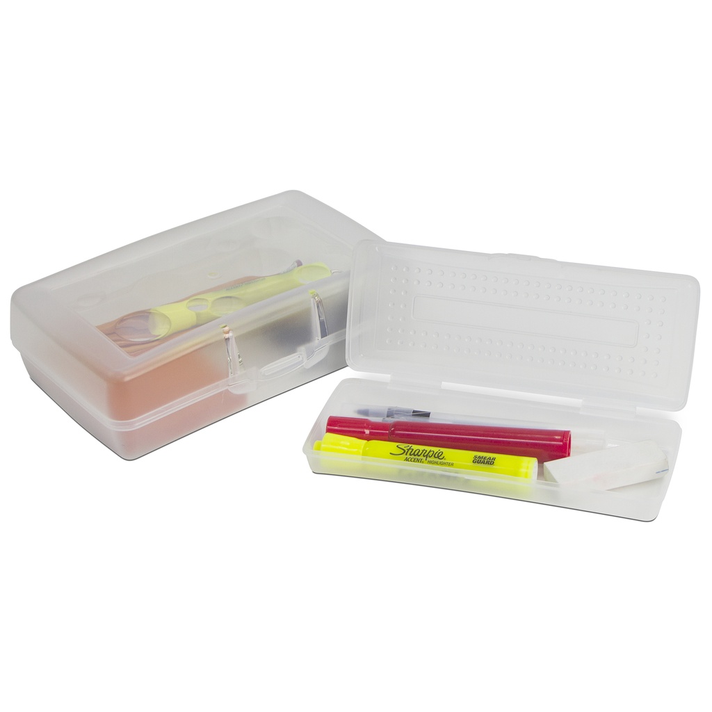 Clear Large Pencil Box.2