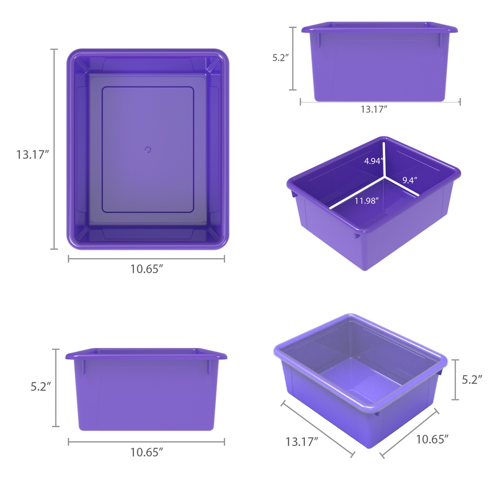 Purple Deep Storage Tray.1