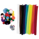 Craft Pack with Stems, Poms, & Wiggle Eyes.1