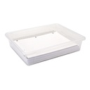 Clear Flat Storage Tray with Lid.1