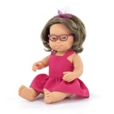 Caucasian Girl with Down Syndrome & Glasses 15" My Friends & Me Baby Doll