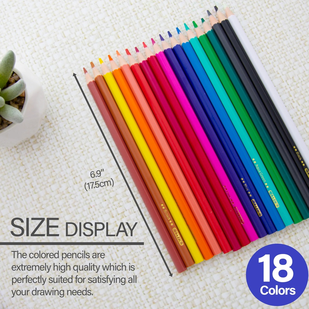 Colored Pencils 18 Colors
