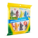 Character Tip Shaped Limited Edition 8ct Crayons