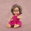 Caucasian Girl with Down Syndrome & Glasses 15" My Friends & Me Baby Doll.2