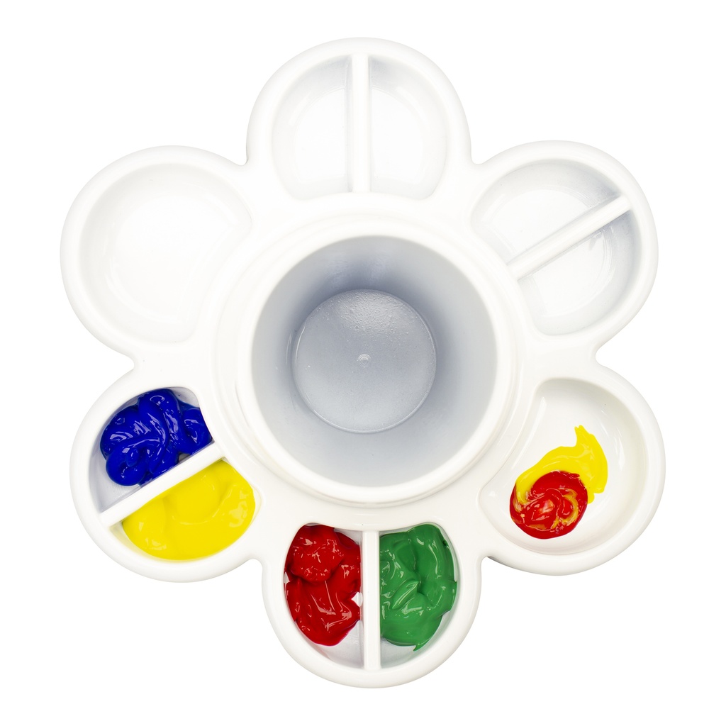 White Paint & Water Cups Pack of 6.3