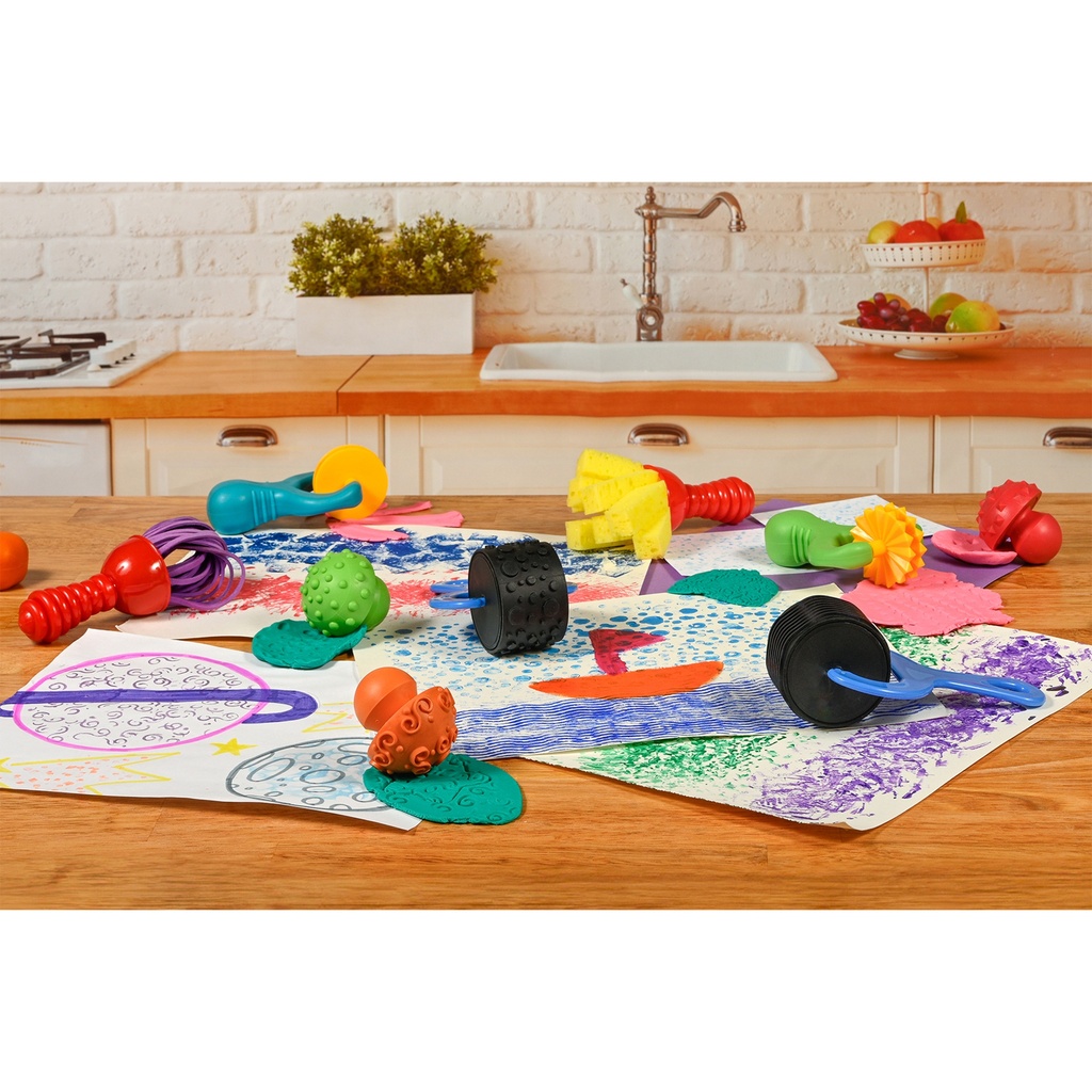 Squish 'N' Roll Paint & Dough Tools.3