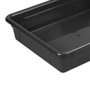 Black Flat Storage Trays Pack of 5.3