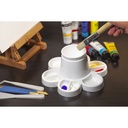 White Paint & Water Cups Pack of 6.4