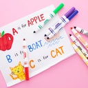 Jumbo Broad Line 8 Color Washable Markers.4