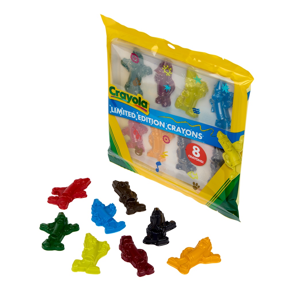 Character Tip Shaped Limited Edition 8ct Crayons.4