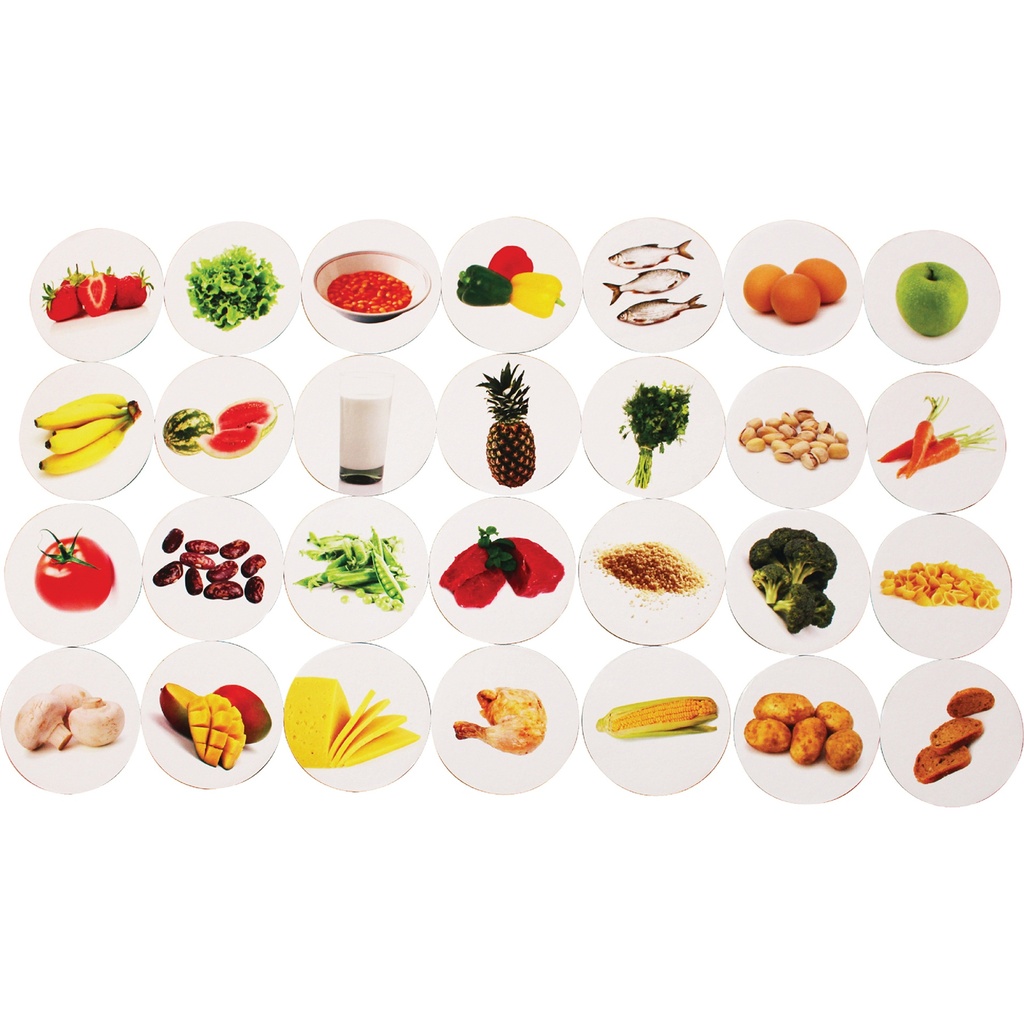 Healthy Foods Matching Pairs Game