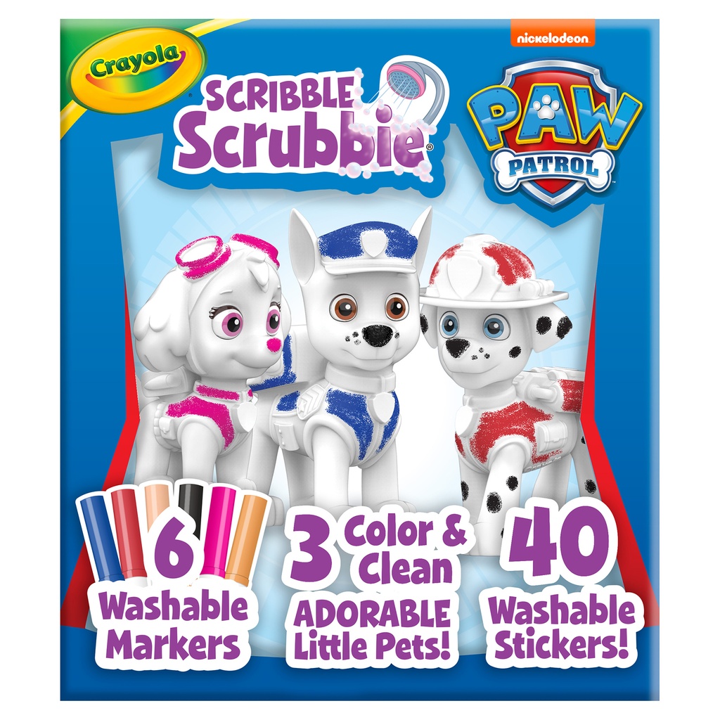Scribble Scrubbie Paw Patrol 3 Count Deluxe Set_3