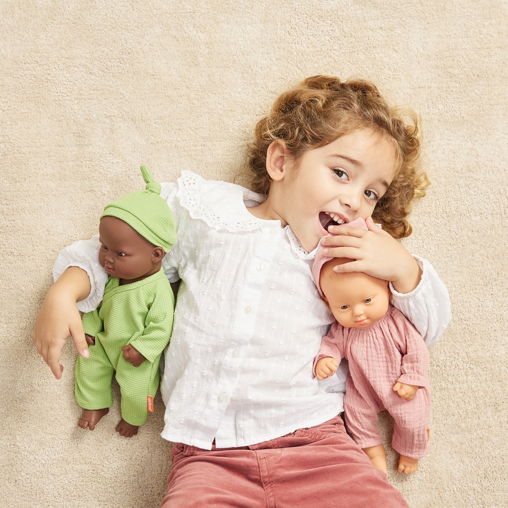 African Boy with Down Syndrome 12.625" Baby Doll_3