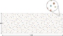 Better Than Paper Bulletin Board Roll, Everyone is Welcome Painted Dots, 4-Pack