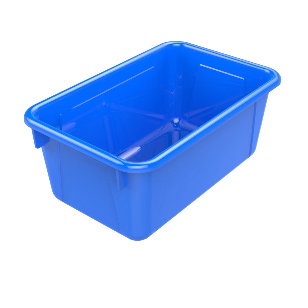 Small Cubby Bin Blue