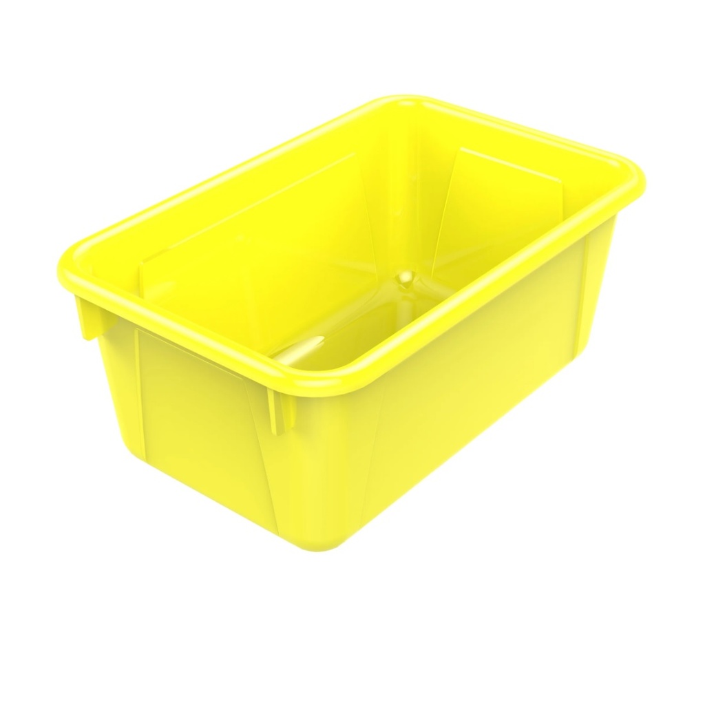 Small Cubby Bin Yellow