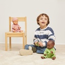 African Boy with Down Syndrome 12.625" Baby Doll image number 4
