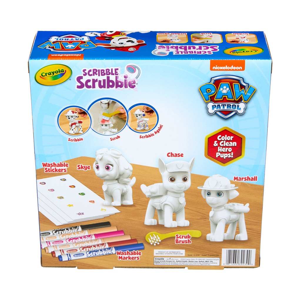 Scribble Scrubbie Paw Patrol 3 Count Deluxe Set image number 5