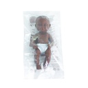 African Boy with Down Syndrome 12.625" Baby Doll image number 5