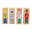Career Mix 'N’ Match Wooden Blocks