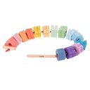 Rainbow Wooden Lacing Shapes image number 2