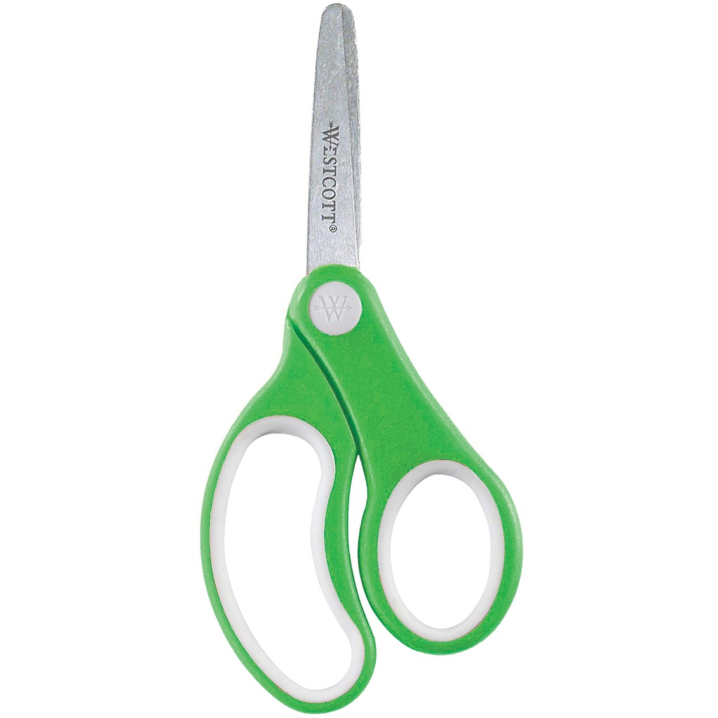 12ct 5in Westcott Soft Grip Blunt Tip Scissor