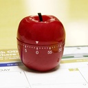 Apple-Shaped Timer, Red