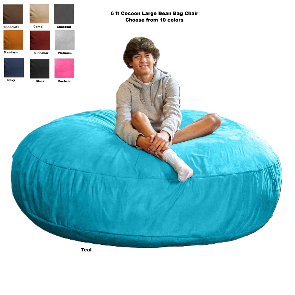6 ft Cocoon Large Bean Bag Chair